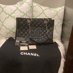 Chanel Cavier Quilted Large Shopping Tote